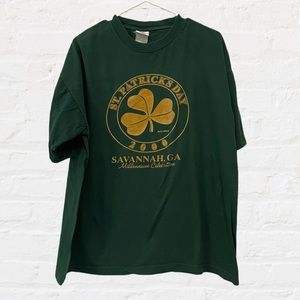 Vintage Cotton Knit St. Patrick’s Day 2000 Savannah Men’s Sz XL‎